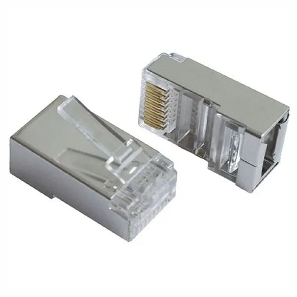 Конектор FTP Cat.5e RJ 45/8P8C 40 шт, екранований Patron (RJ-45-8P8C-40-Э) - Фото 1