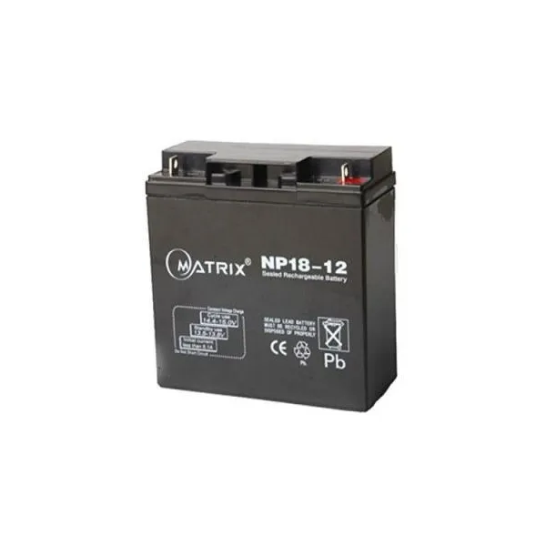 Аккумулятор для ИБП 12В, 18 Aч Matrix (NP18-12)