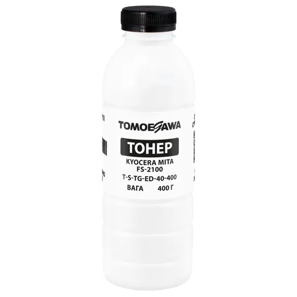 Тонер Kyocera Mita FS-2100 флакон, 400 г Tomoegawa (TSM-ED-40-400) - Фото 1