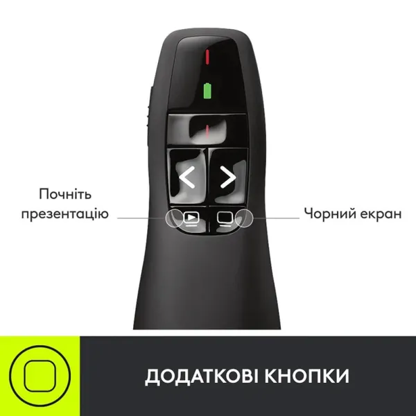 Презентер R400, чёрный Logitech (910-001356) - Фото 6