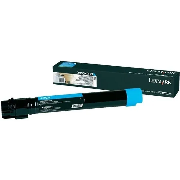 Тонер-картридж X95x блакитний Lexmark (X950X2CG) - Фото 1