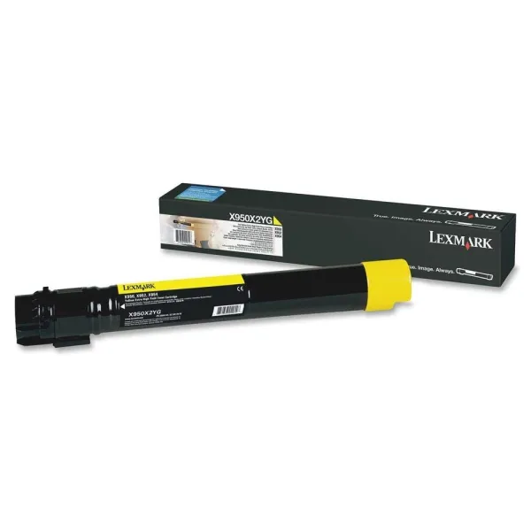 Тонер-картридж X95x желтый Lexmark (X950X2YG)