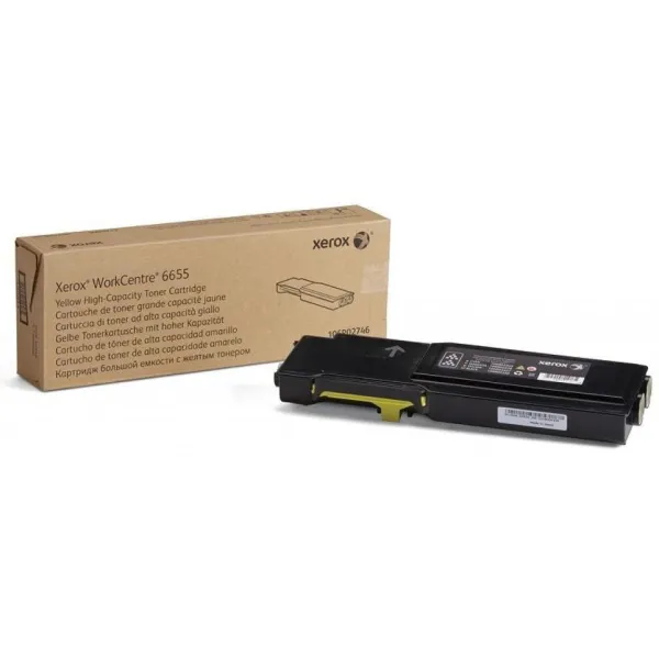 Тонер-картридж WC6655 желтый Xerox (106R02754)