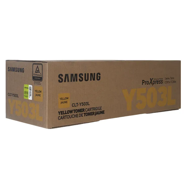 Картридж CLT-Y503L желтый Samsung (SU493A/SU491A) - Фото 7