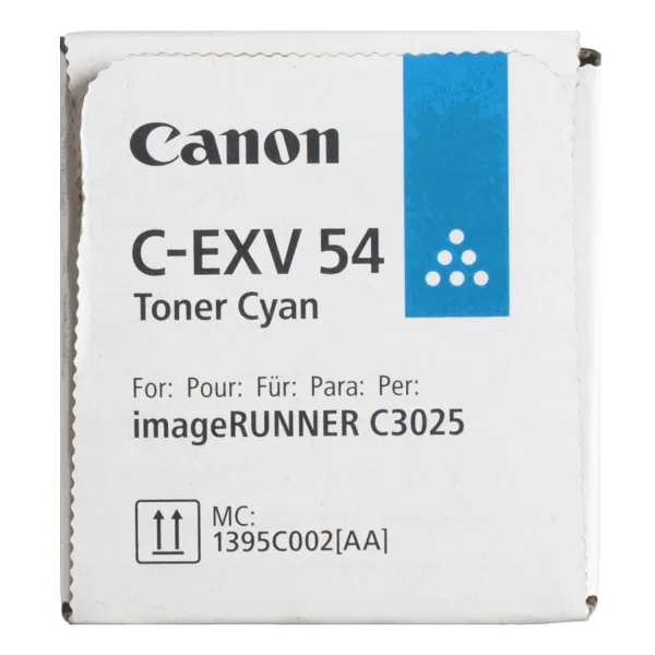Тонер-картридж C-EXV54 голубой Canon (1395C002) - Фото 1