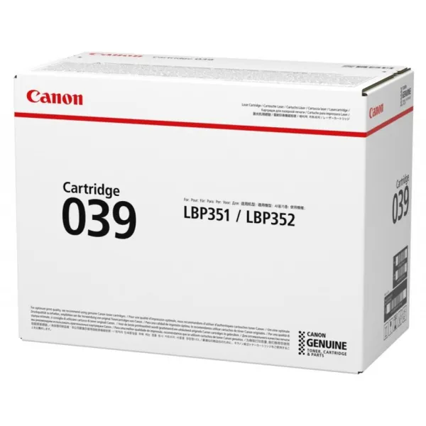 Картридж 039 чорний Canon (0287C001) - Фото 8