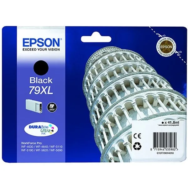 Картридж T790140 XL чорний Epson (C13T79014010) - Фото 10