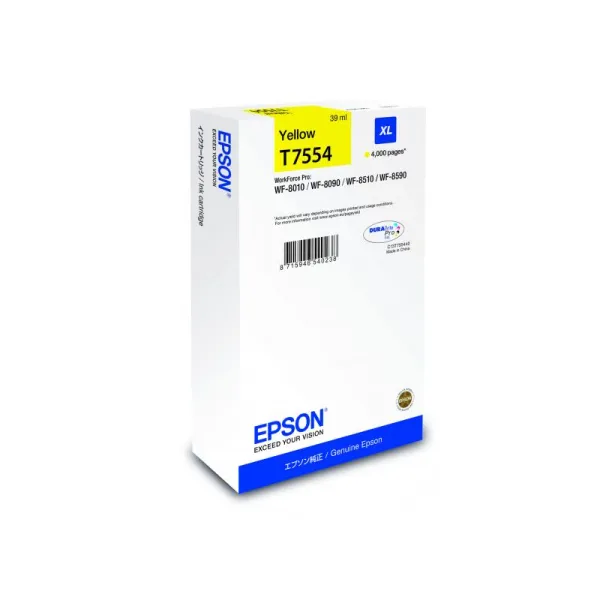 Картридж T755440 XL жовтий Epson (C13T755440) - Фото 6