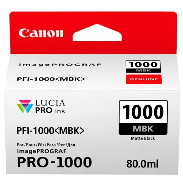 Картридж PFI-1000 матовый черный Canon (0545C001) - Фото 5