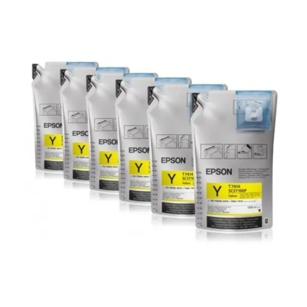 Чернила T773440 желтые, 6x1 л Epson (C13T773440)