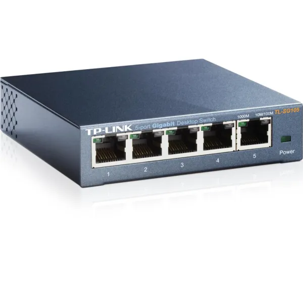 Коммутатор сетевой TL-SG105 TP-Link (TL-SG105) - Фото 1