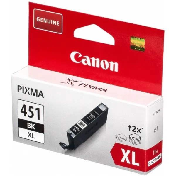 Картридж CLI-451BK 11 мл, XL чорний Canon (6472B001) - Фото 2
