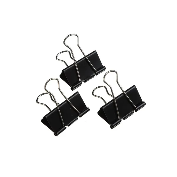 Биндеры 41 мм, 12 шт, черные Buromax (BM.5302) - Фото 1