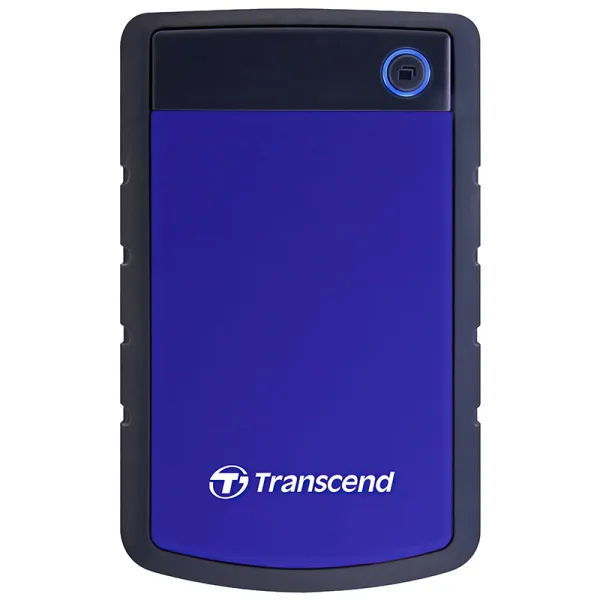 Диск жесткий внешний портативный 2TB USB 3.1 StoreJet 25H3 синий Transcend (TS2TSJ25H3B) - Фото 9