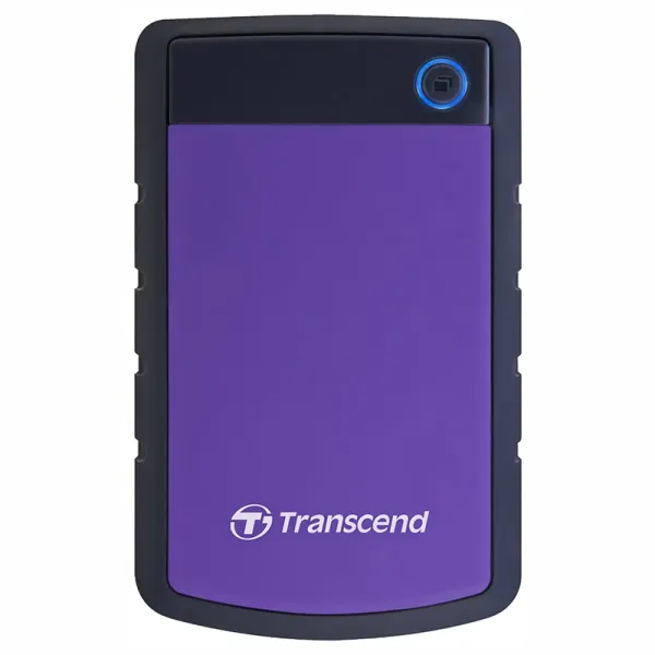 Диск жесткий внешний портативный 4TB USB 3.1 StoreJet 25H3 фиолетовый Transcend (TS4TSJ25H3P) - Фото 8