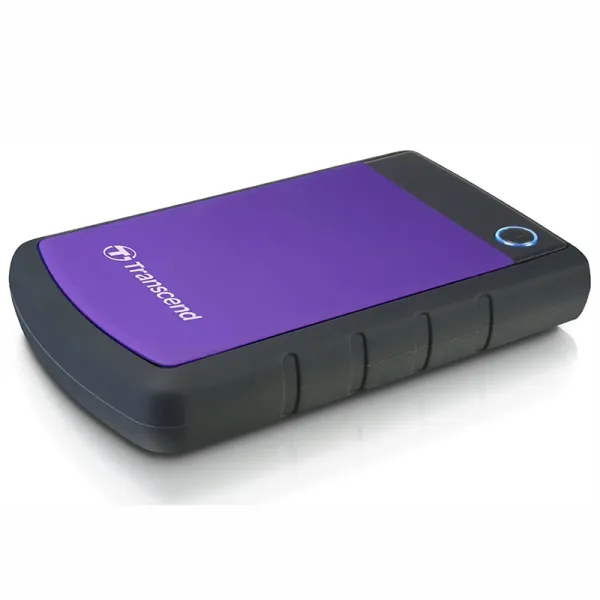 Диск жесткий внешний портативный 4TB USB 3.1 StoreJet 25H3 фиолетовый Transcend (TS4TSJ25H3P) - Фото 1