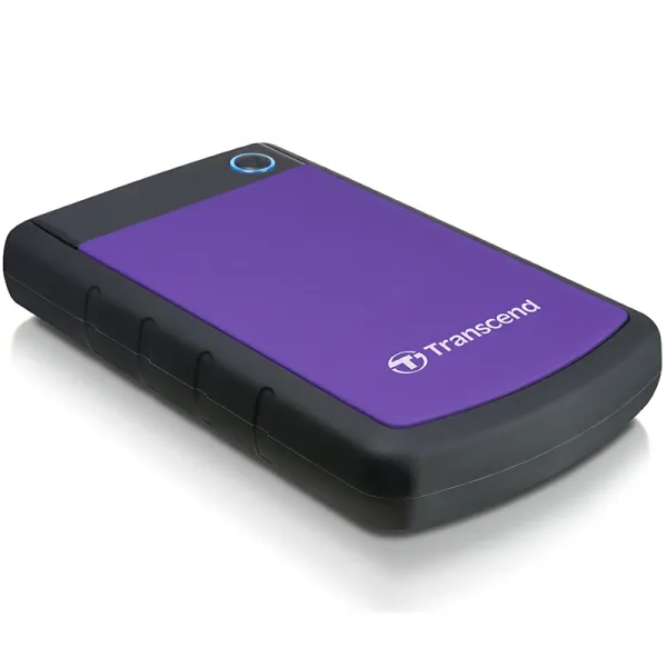 Диск жесткий внешний портативный 4TB USB 3.1 StoreJet 25H3 фиолетовый Transcend (TS4TSJ25H3P) - Фото 2