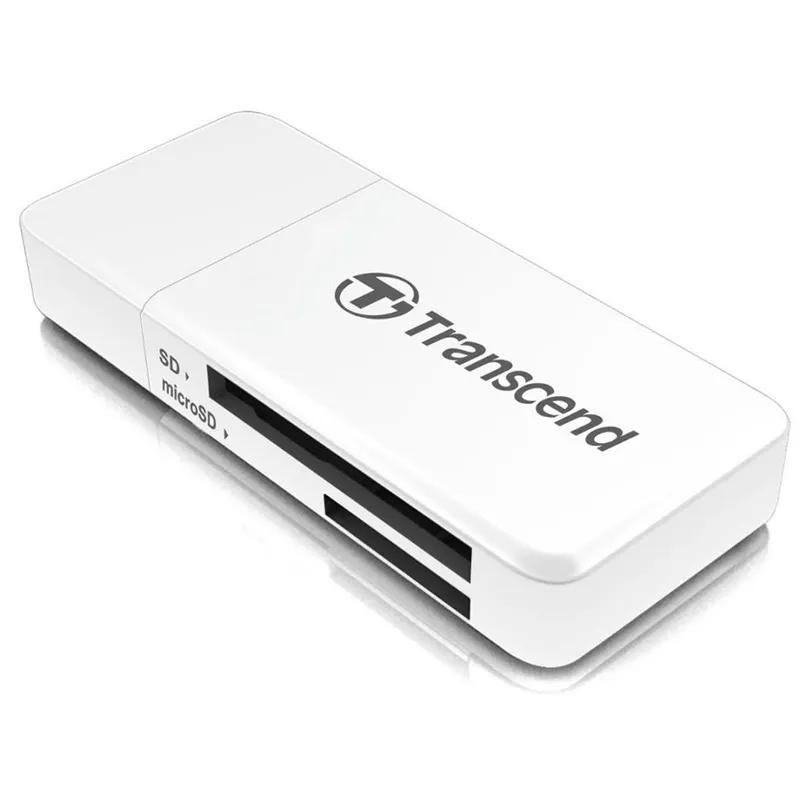 Картридер зовнішній USB 3.1 Transend (TS-RDF5W) - Фото 1