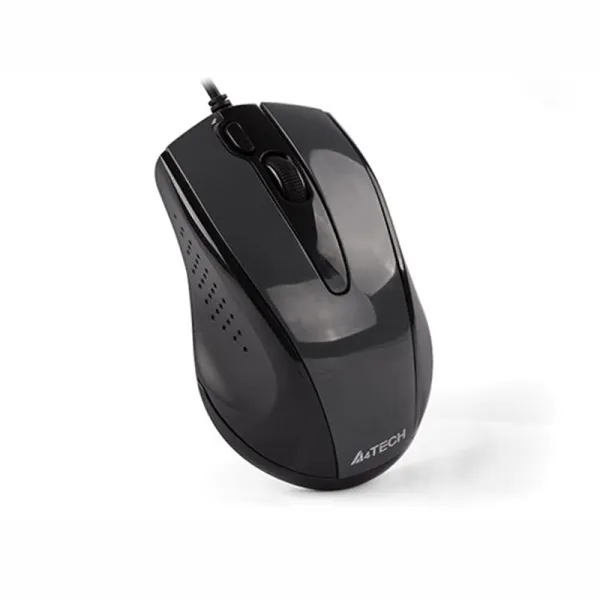 Мышь USB N-500F-1 серая A4Tech (N-500F-1 (Glossy Grey)) - Фото 3