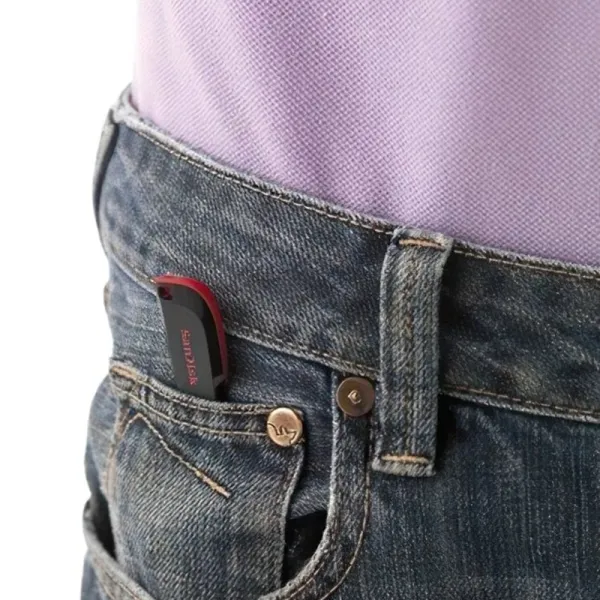 Накопитель USB 2.0 Type-A 32GB Cruzer Blade черный SanDisk (SDCZ50-032G-B35) - Фото 1