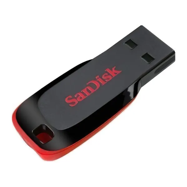 Накопитель USB 2.0 Type-A 32GB Cruzer Blade черный SanDisk (SDCZ50-032G-B35) - Фото 2