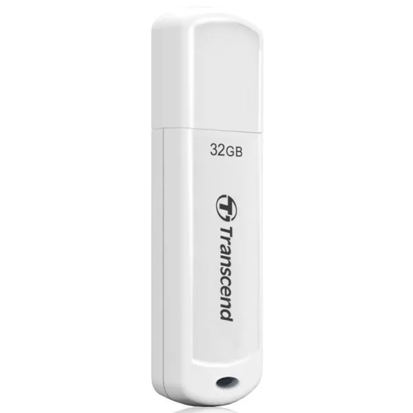Накопичувач USB 3.0 Type-A 32GB JetFlash 730 білий Transcend (TS32GJF730) - Фото 1