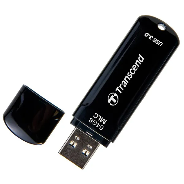 Накопитель USB 3.0 Type-A 64GB JetFlash 750 черный Transcend (TS64GJF750K) - Фото 4