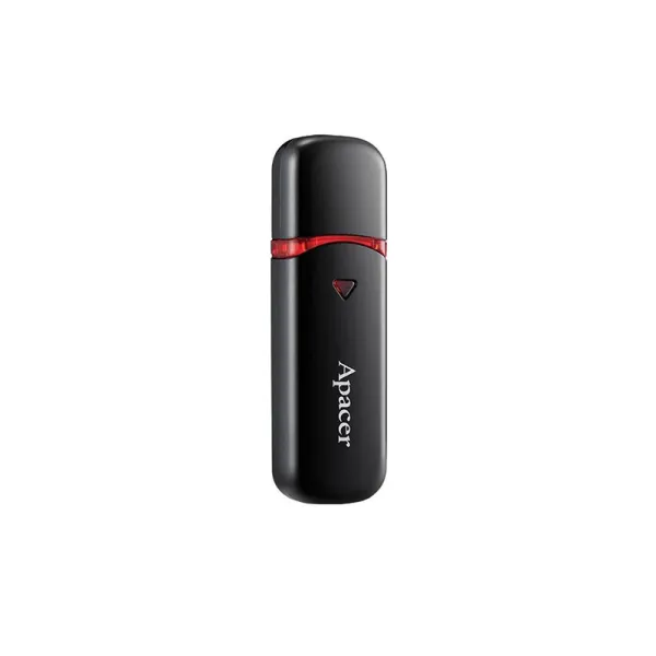 Накопичувач USB 2.0 Type-A 64GB AH333 чорний Apacer (AP64GAH333B-1) - Фото 1