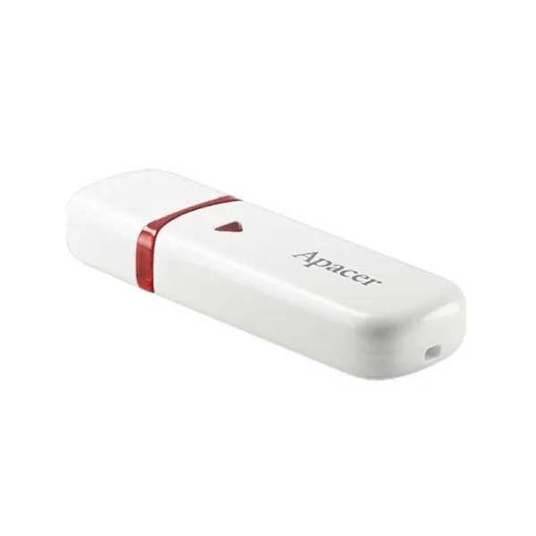 Накопичувач USB 2.0 Type-A 64GB AH333 білий Apacer (AP64GAH333W-1) - Фото 1