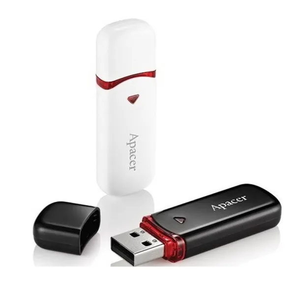 Накопичувач USB 2.0 Type-A 64GB AH333 білий Apacer (AP64GAH333W-1) - Фото 3