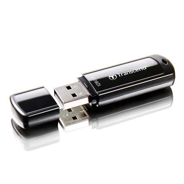 Накопичувач USB 3.1 Type-A 128GB JetFlash 700 чорний Transcend (TS128GJF700) - Фото 1