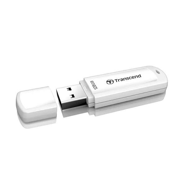 Накопитель USB 3.1 Type-A 128GB JetFlash 730 белый Transcend (TS128GJF730) - Фото 2