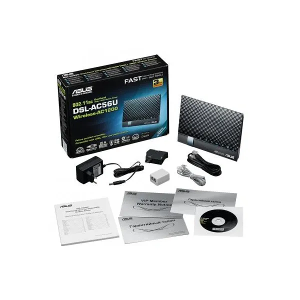 Маршрутизатор DSL-AC56U Asus (DSL-AC56U) - Фото 3