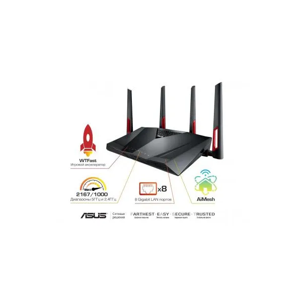 Маршрутизатор RT-AC88U Asus (RT-AC88U) - Фото 2