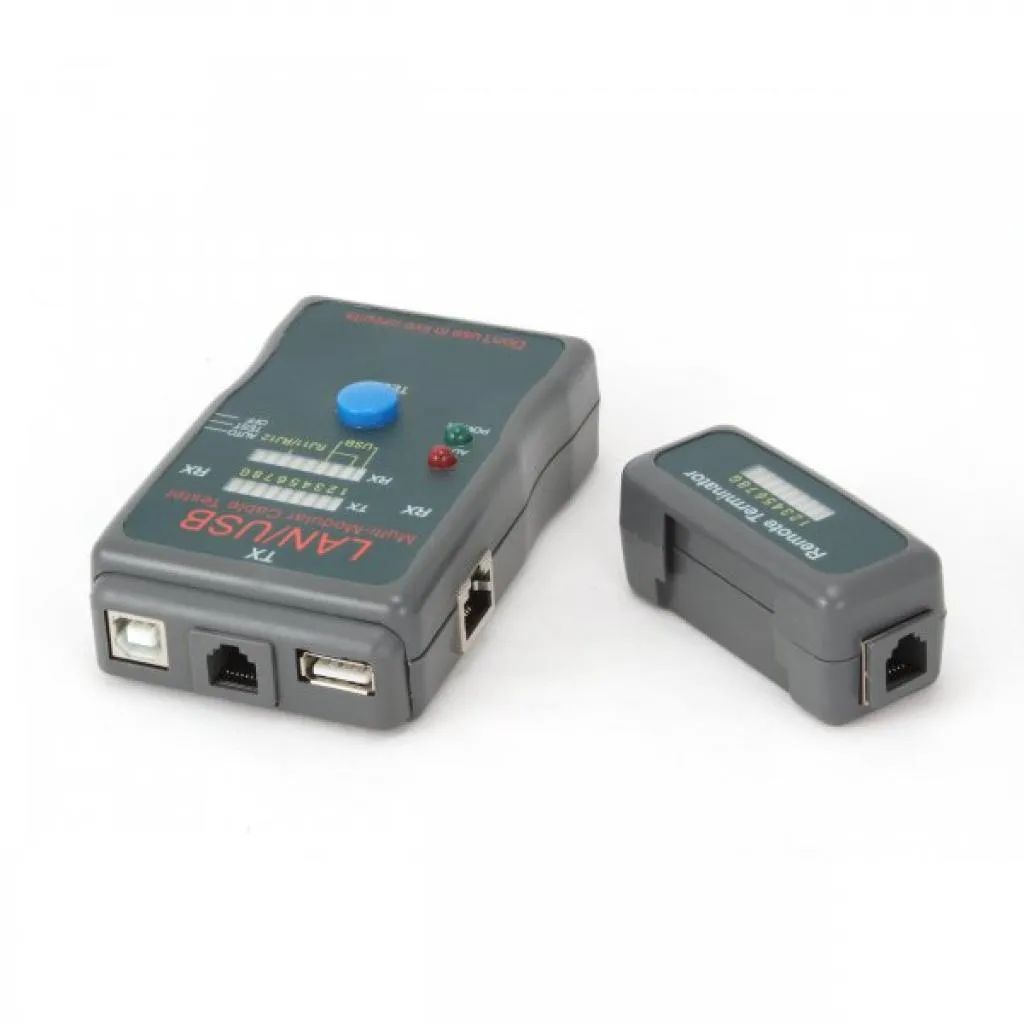 Тестер кабельный для UTP, STP, USB Cablexpert (NCT-2) Тестер кабельный для UTP, STP, USB Cablexpert (NCT-2)