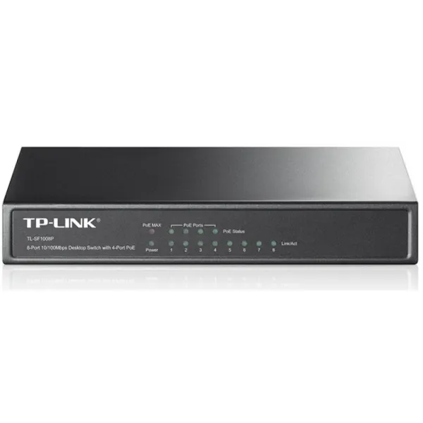 Коммутатор сетевой TL-SF1008P TP-Link (TL-SF1008P) - Фото 12