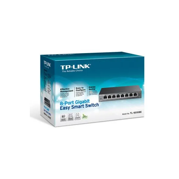 Коммутатор сетевой TL-SG108E TP-Link (TL-SG108E) - Фото 3