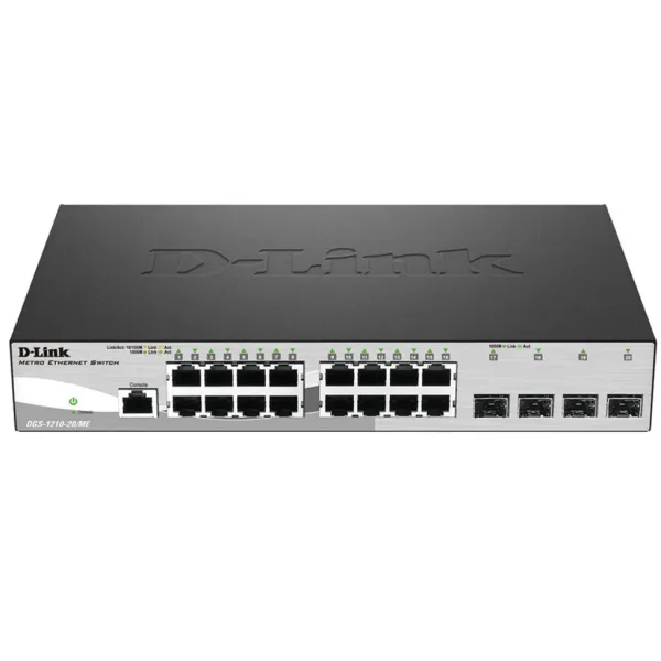 Комутатор мережевий DGS-1210-20/ME D-Link (DGS-1210-20/ME) - Фото 12