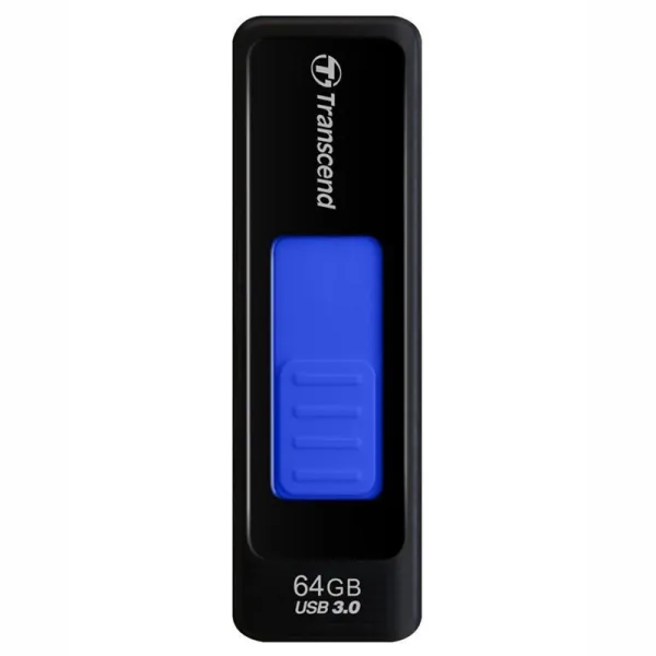Накопичувач USB 3.0 Type-A 64GB JetFlash 760 чорний Transcend (TS64GJF760) - Фото 1
