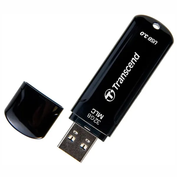 Накопитель USB 3.1 Type-A 32GB JetFlash 750 черный Transcend (TS32GJF750K) - Фото 3