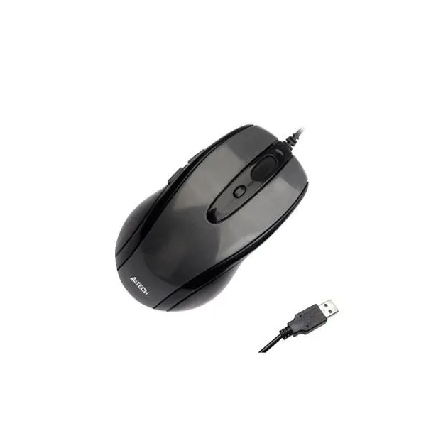 Мышь USB N-708X, серая A4Tech (4711421867009) - Фото 9