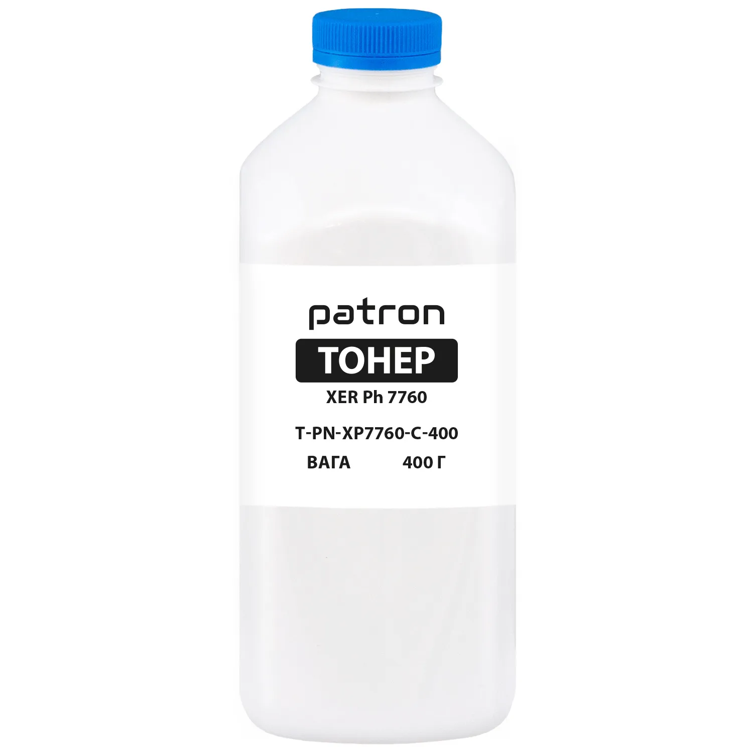 Тонер XER Ph 7760 флакон, 400 г, блакитний Patron (PN-XP7760-C-400) Тонер XER Ph 7760 флакон, 400 г, блакитний Patron (PN-XP7760-C-400)
