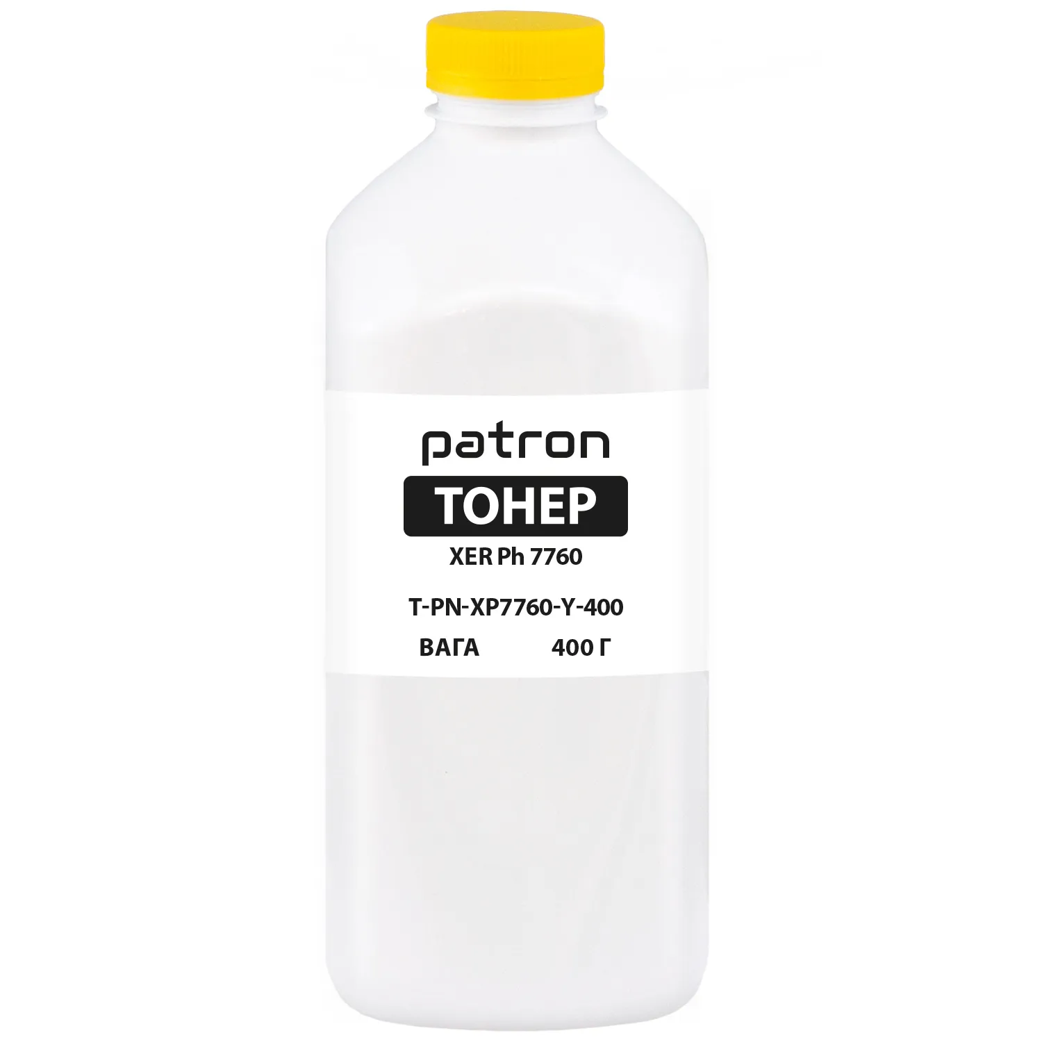 Тонер XER Ph 7760 флакон, 400 г, жовтий Patron (PN-XP7760-Y-400) Тонер XER Ph 7760 флакон, 400 г, жовтий Patron (PN-XP7760-Y-400)