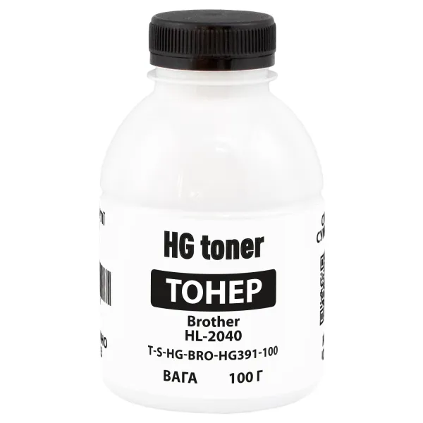 Тонер Brother HL-2040 флакон, 100 г HG toner (TSM-HG391-100) - Фото 1