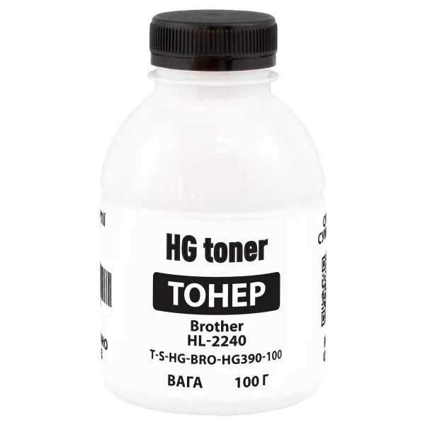 Тонер Brother HL-2240 флакон, 100 г HG toner (TSM-HG390-100) - Фото 15