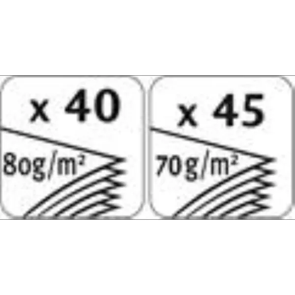 Дырокол металлический, 40/45 листов, черный Essentials Metal Maped (MP.404411) - Фото 2