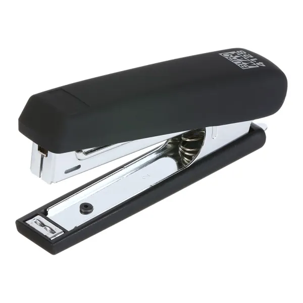Степлер пластиковый, 12 листов, скобы №10, черный Rubber Touch Buromax (BM.4128-01) - Фото 12