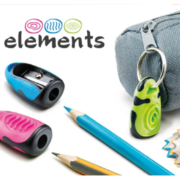 Точилка без контейнера 1 отверстие, ассорти Elements Maped (MP.501600) - Фото 4