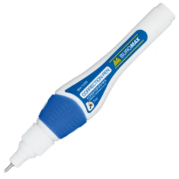 Коректор-ручка 7 мл емульсійна основа Buromax (BM.1035) - Фото 9