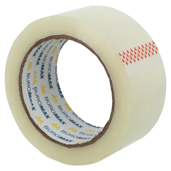 Скотч упаковочный 48мм x 90м x 45мкм, прозрачный, упаковка 6 шт Buromax (BM.7025-00) - Фото 3